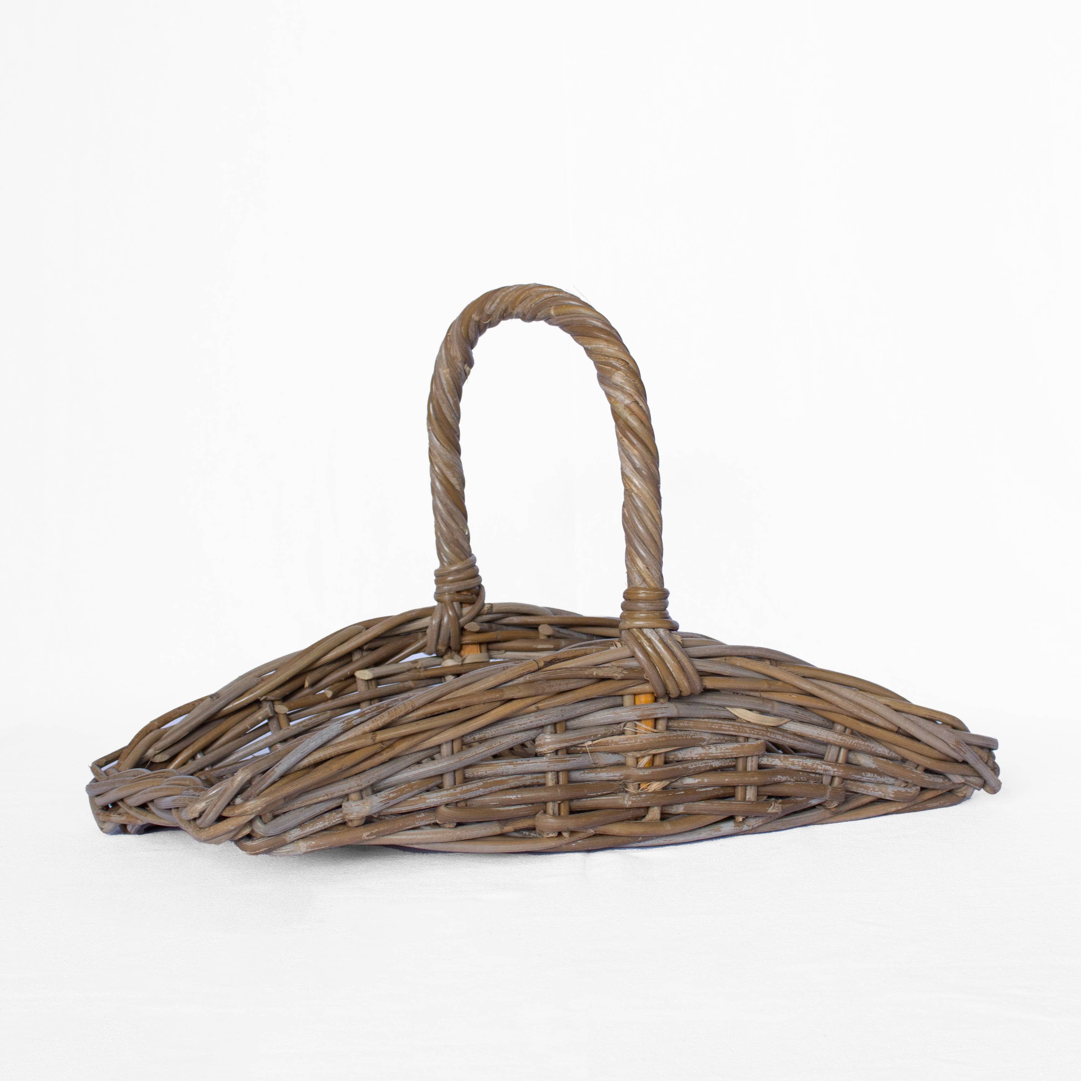 Rattan Garden Trug Basket