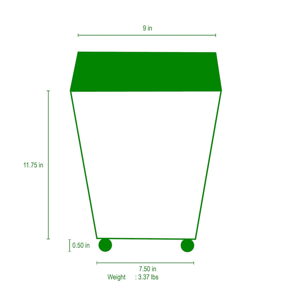 Paws & Claws Square Wastebasket 9