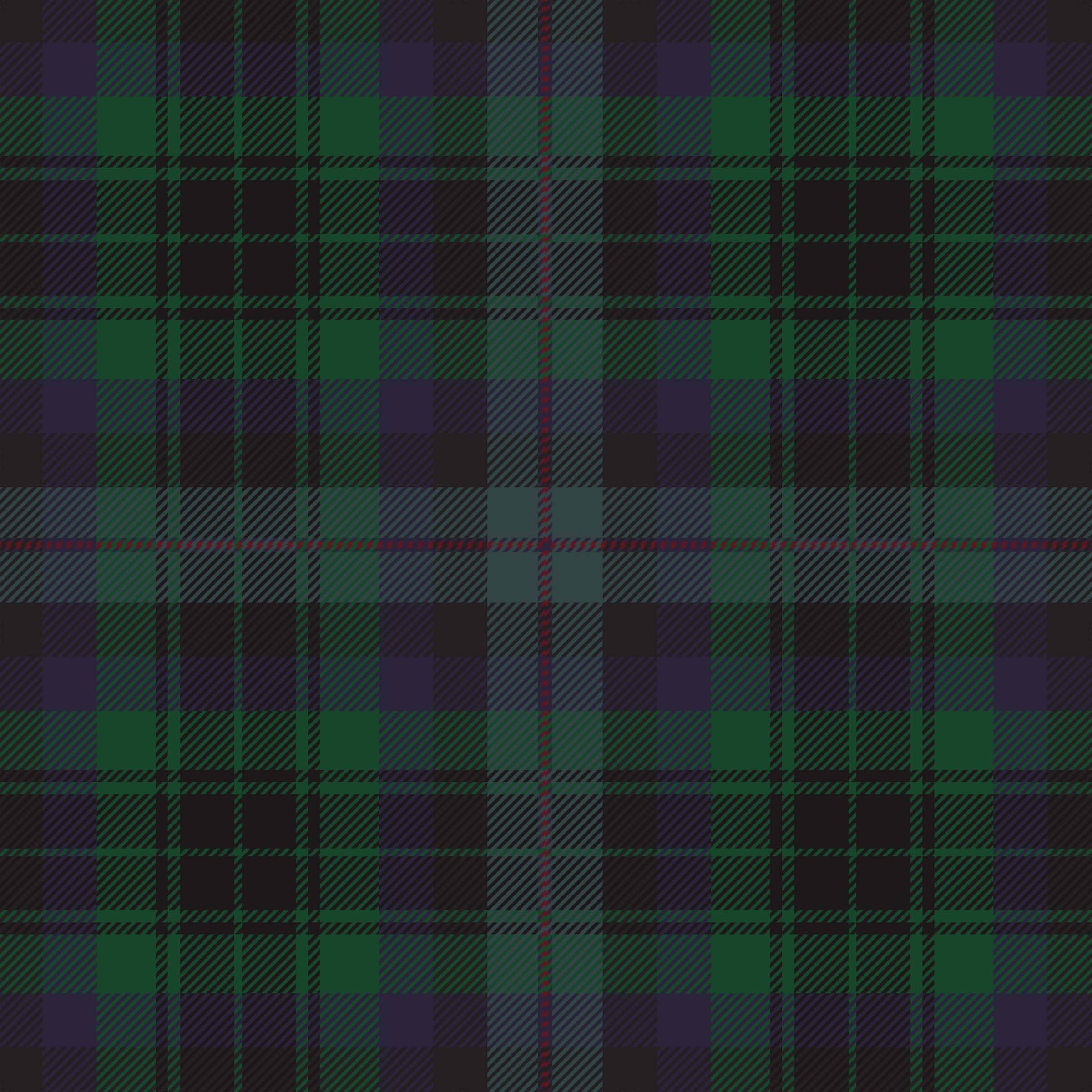 Beau Bottles Blue and Green Christmas Tartan - Prosecco Collection