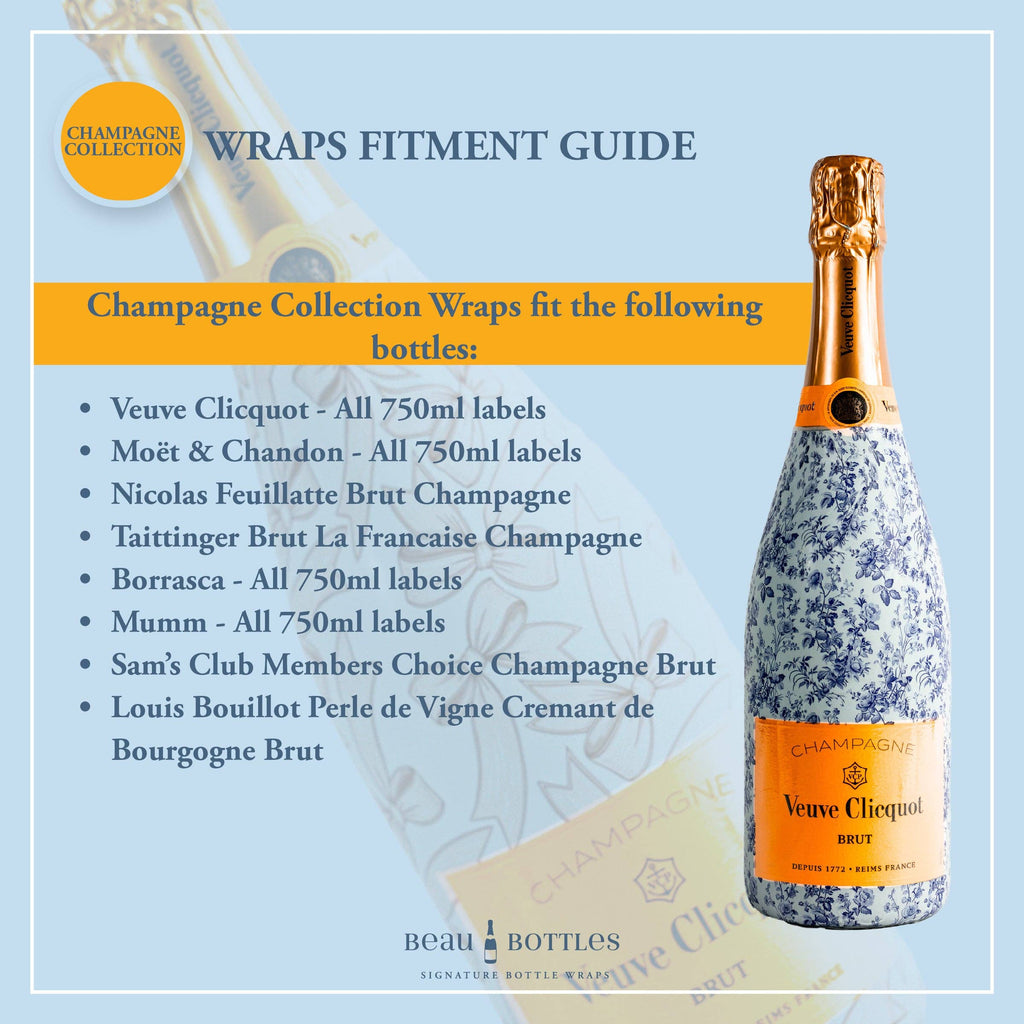 Beau Bottles Autumn Turkey Trellis - Champagne Collection