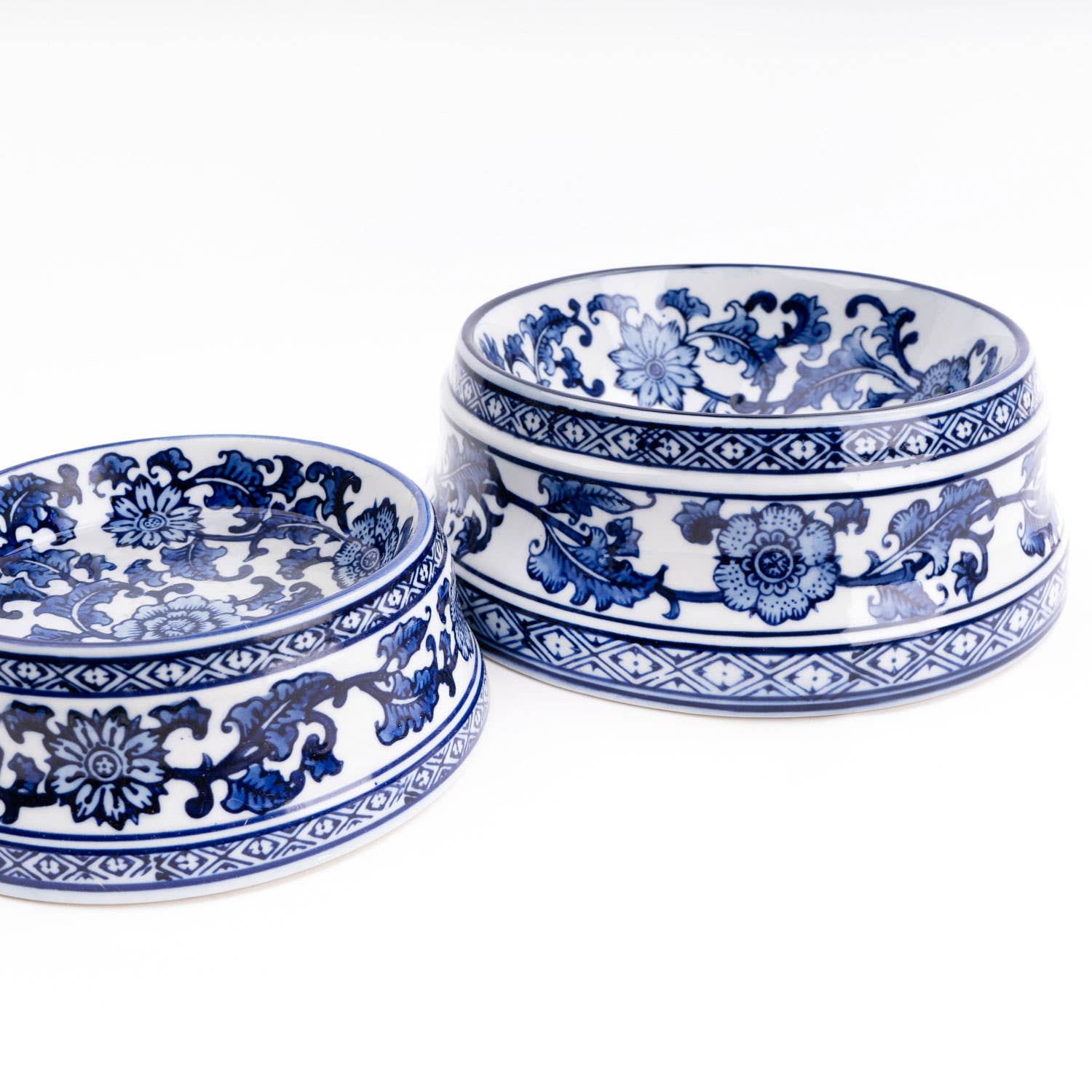 Porcelain Chinoiserie Pet Bowl - Small