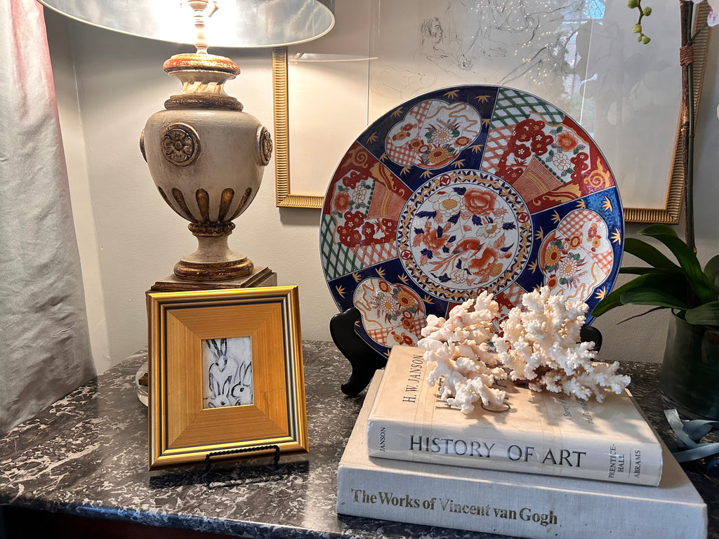 Hunt Slonem Custom Framed Bunny Prints