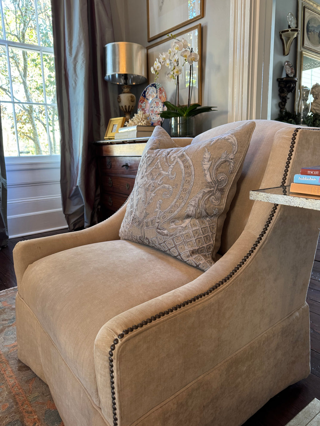 Applique’ Decorative Throw Pillow