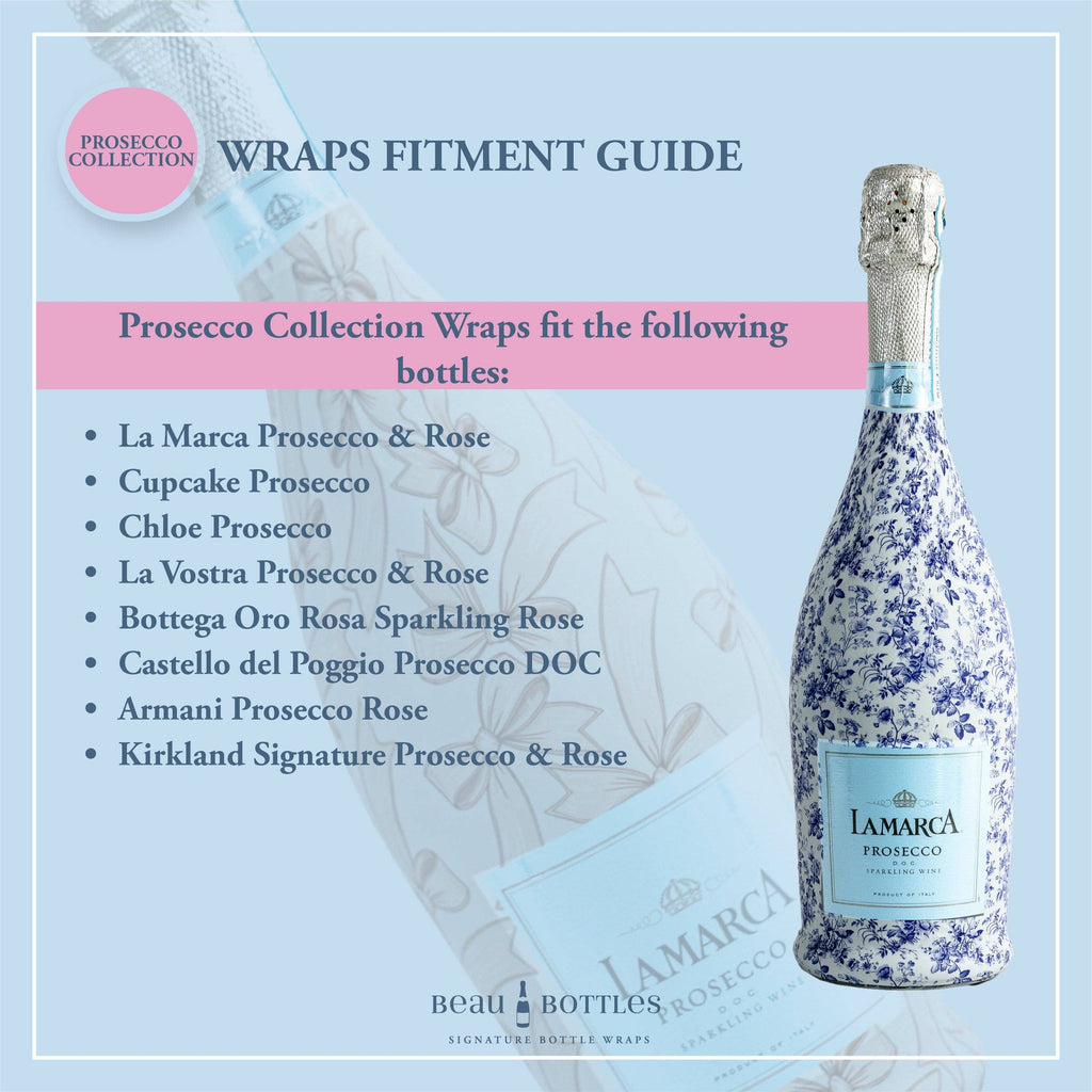 Beau Bottles Grandmillenial Pastel Birthday Cakes- Prosecco Collection