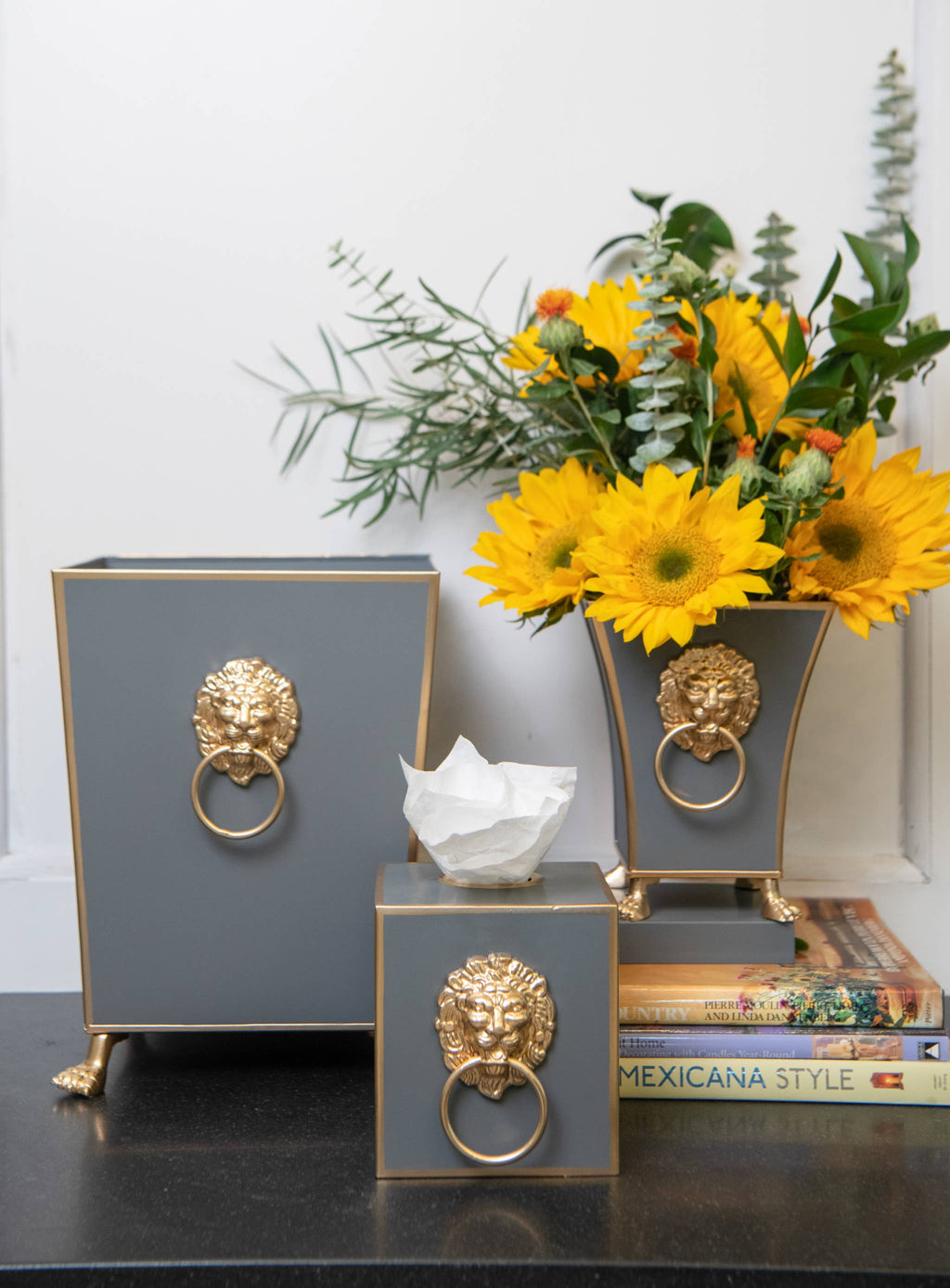 Paws & Claws Square Wastebasket 9